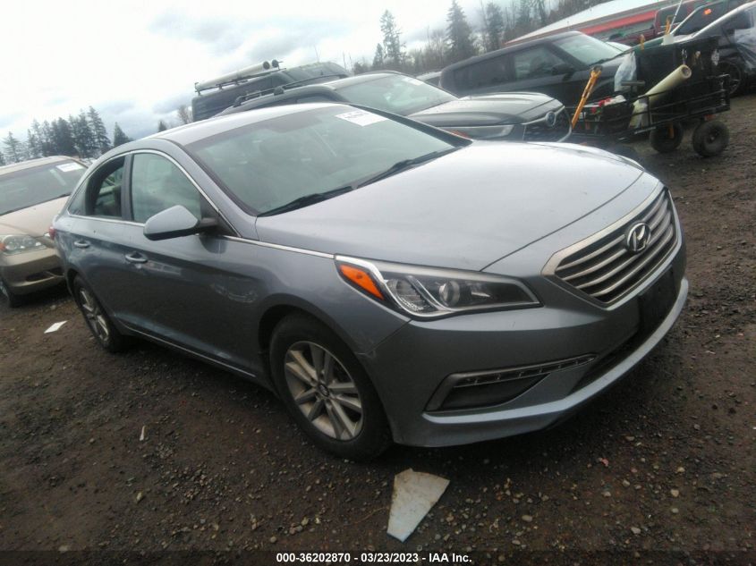 2015 HYUNDAI SONATA 2.4L SE - 5NPE24AF6FH170692