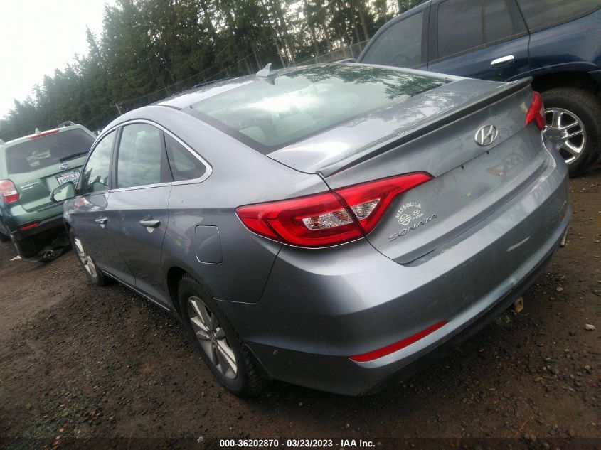 2015 HYUNDAI SONATA 2.4L SE - 5NPE24AF6FH170692