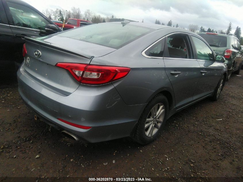 2015 HYUNDAI SONATA 2.4L SE - 5NPE24AF6FH170692