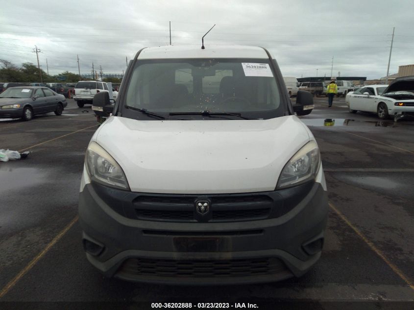 2015 RAM PROMASTER CITY CARGO VAN TRADESMAN ZFBERFAT6F6974419