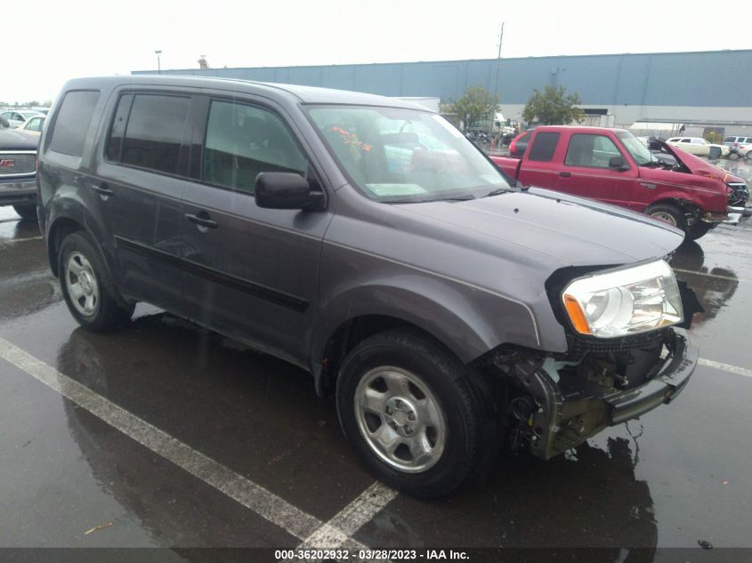 2015 HONDA PILOT LX - 5FNYF3H23FB002943