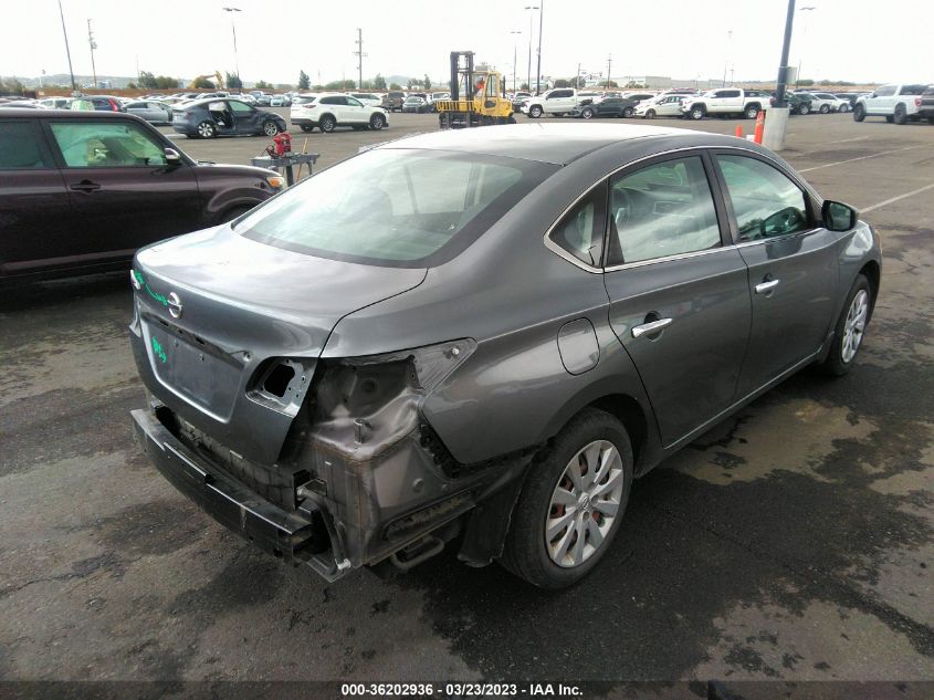 2015 NISSAN SENTRA S - 3N1AB7AP8FY342381