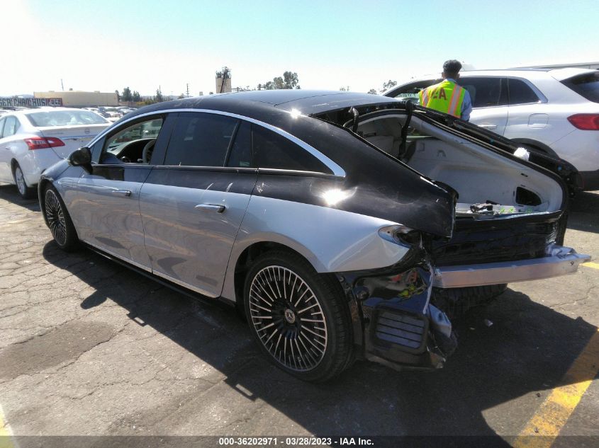 2022 MERCEDES-BENZ EQS EQS 580 W1KCG4EB9NA009894