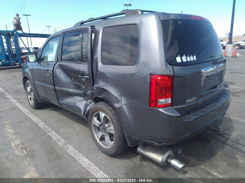 2015 HONDA PILOT SE - 5FNYF3H39FB032165