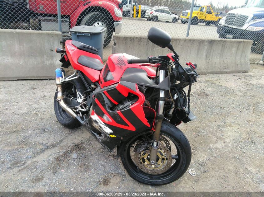 2002 HONDA CBR600 F4 - JH2PC35122M301641