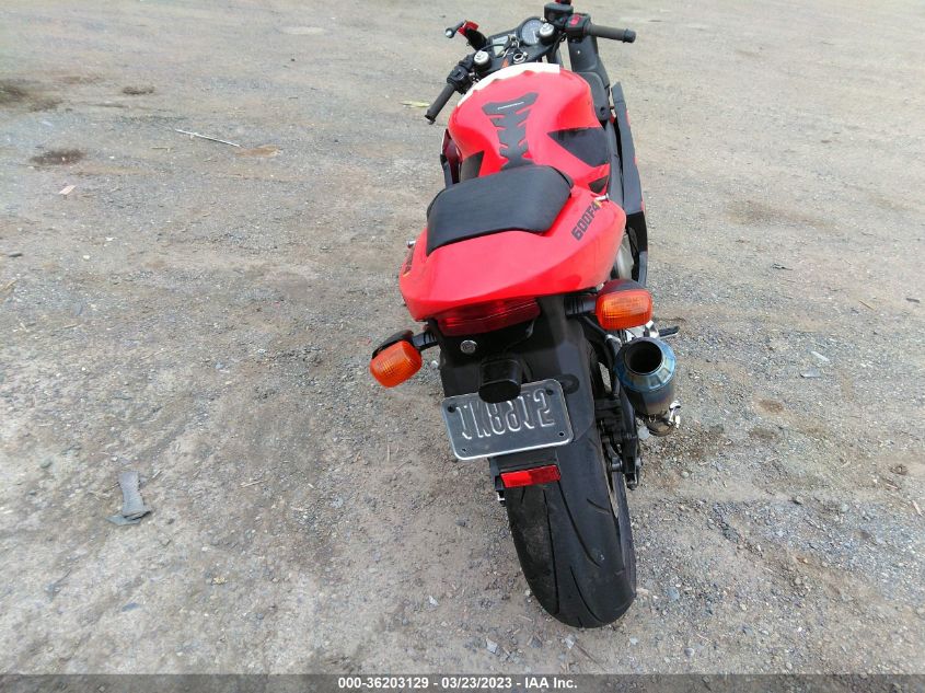 2002 HONDA CBR600 F4 - JH2PC35122M301641