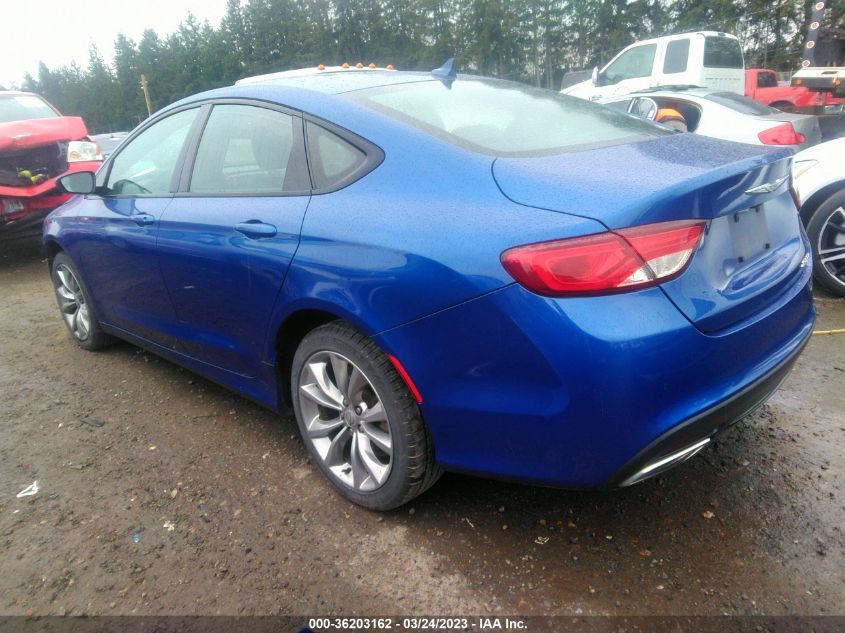 2015 CHRYSLER 200 S - 1C3CCCBG7FN731184