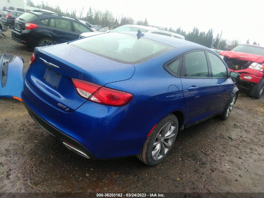 2015 CHRYSLER 200 S - 1C3CCCBG7FN731184