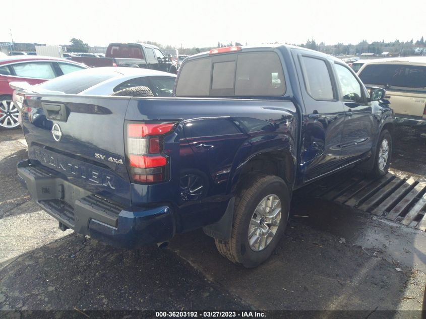 2022 NISSAN FRONTIER SV - 1N6ED1EK1NN689337