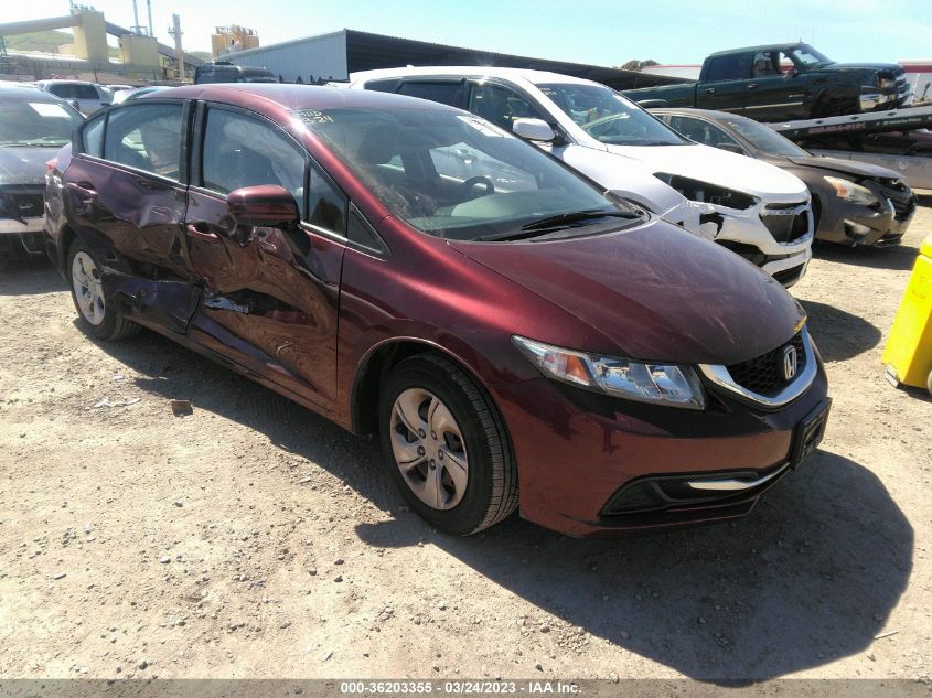 2014 HONDA CIVIC SEDAN LX - 19XFB2F59EE235272