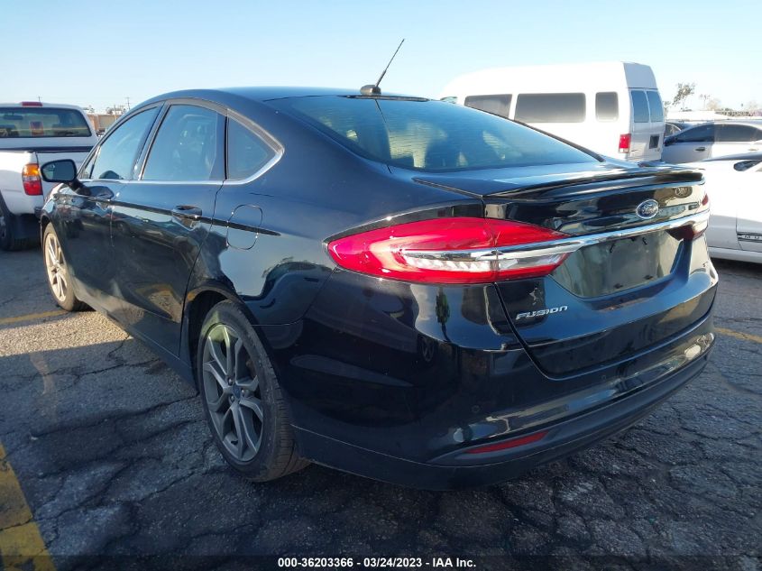 2017 FORD FUSION SE - 3FA6P0H7XHR391618