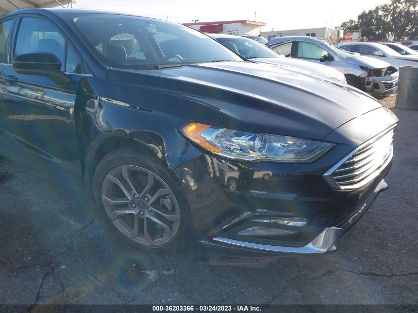 2017 FORD FUSION SE - 3FA6P0H7XHR391618