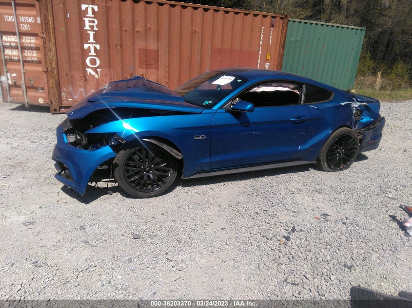 VIN 1FA6P8CFXH5289249 2017 FORD MUSTANG GT