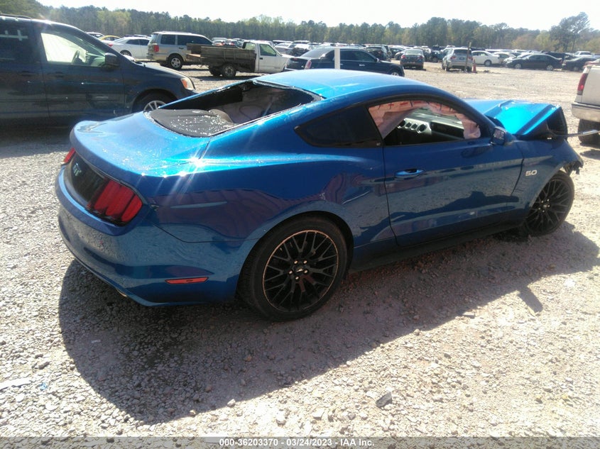 VIN 1FA6P8CFXH5289249 2017 FORD MUSTANG GT