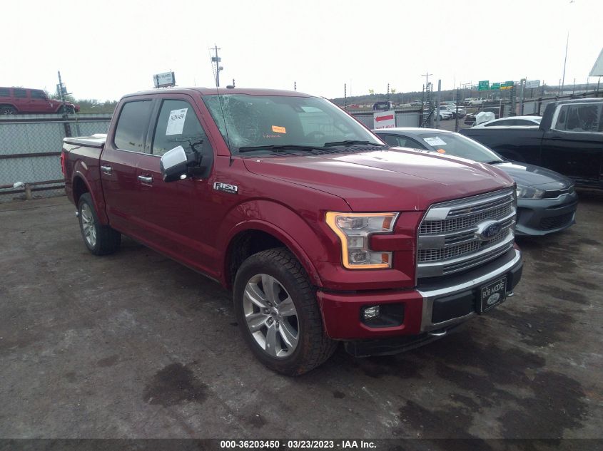 2016 FORD F-150 XLT/XL/LARIAT/PLATINUM - 1FTEW1EF8GFB10860