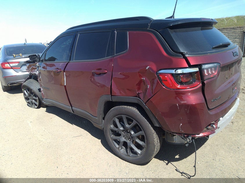VIN 3C4NJDBB2NT187227 2022 JEEP COMPASS ALTITUDE