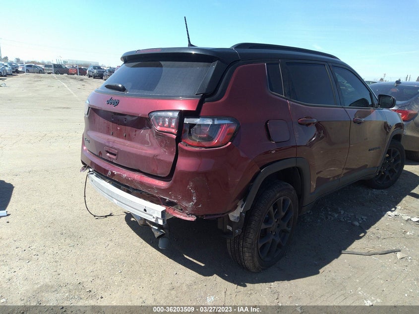VIN 3C4NJDBB2NT187227 2022 JEEP COMPASS ALTITUDE