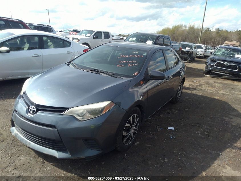 2014 TOYOTA COROLLA L/LE/S/S PLUS/LE PLUS - 2T1BURHE5EC141175