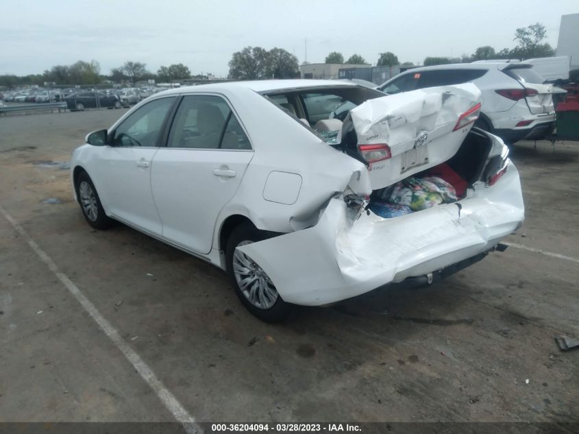2013 TOYOTA CAMRY LE - 4T1BF1FK0DU682734