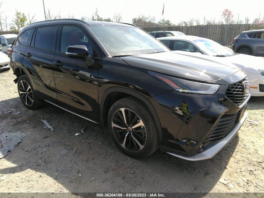 2021 TOYOTA HIGHLANDER XSE - 5TDLZRBH4MS066595