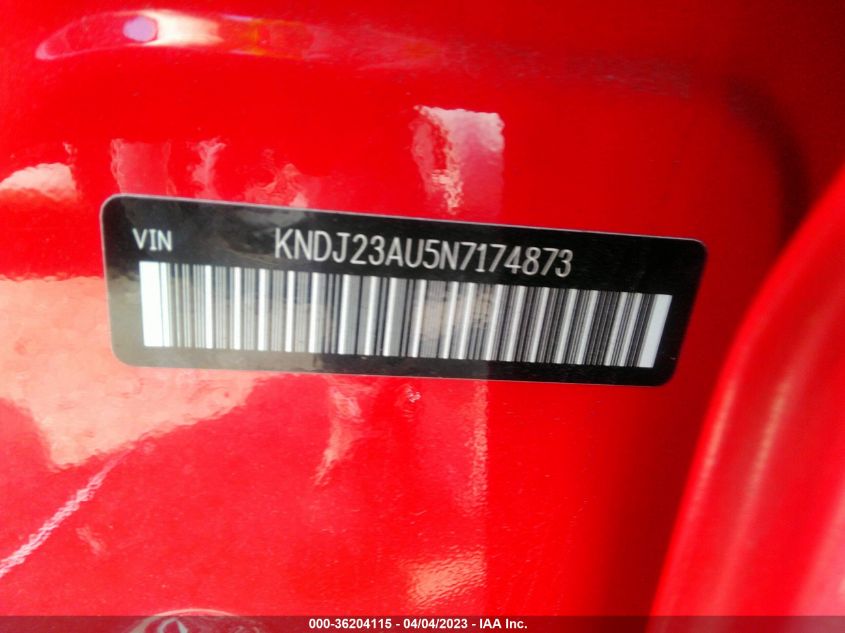 2022 KIA SOUL LX - KNDJ23AU5N7174873