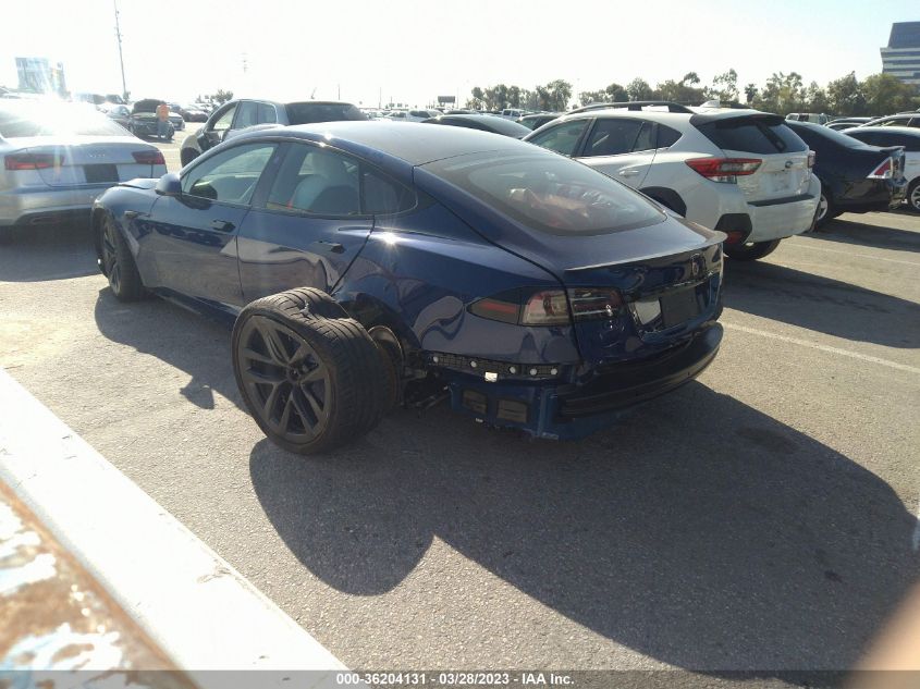 2022 TESLA MODEL S PLAID - 5YJSA1E60NF480512