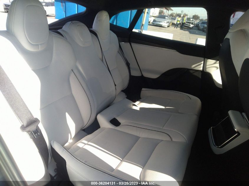 2022 TESLA MODEL S PLAID - 5YJSA1E60NF480512