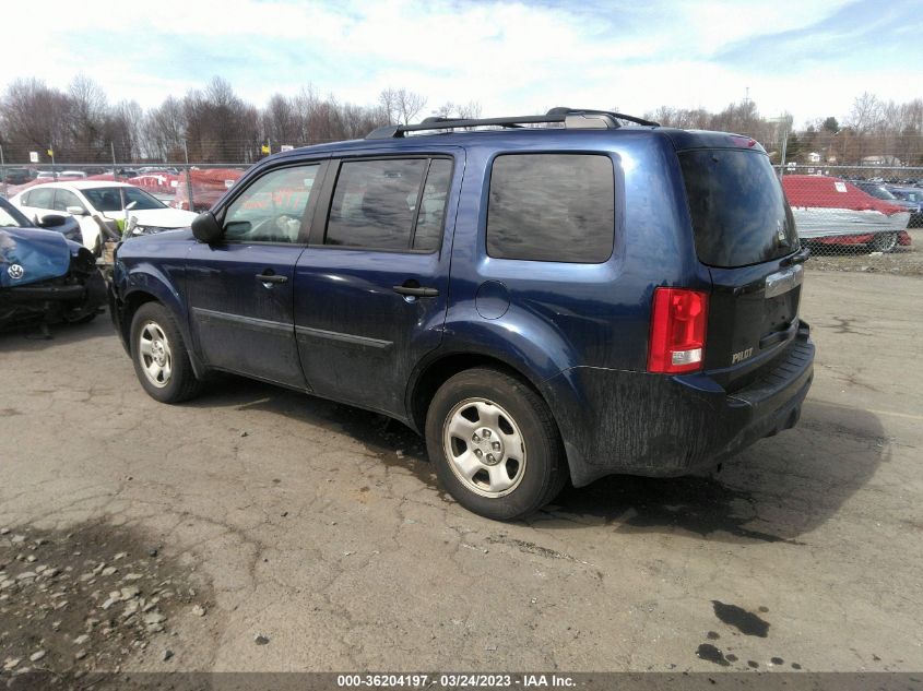 2015 HONDA PILOT LX - 5FNYF4H23FB040114