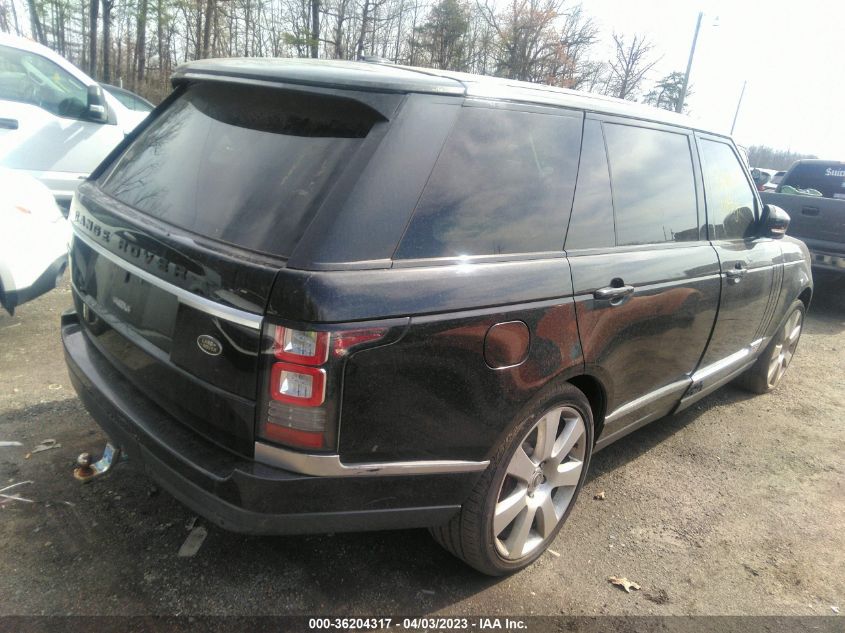 2014 LAND ROVER RANGE ROVER SUPERCHARGED SALGS3TF5EA170326