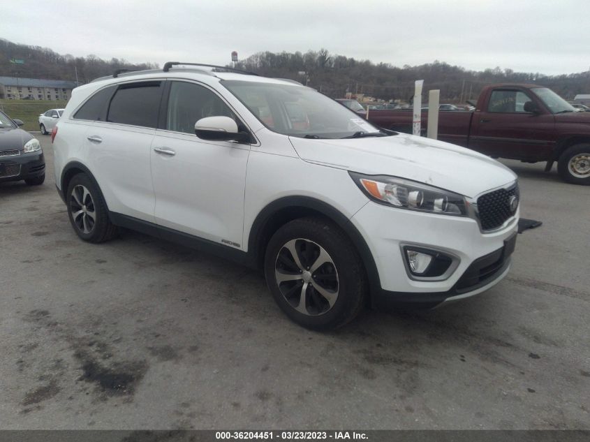 2016 KIA SORENTO EX - 5XYPHDA50GG070451