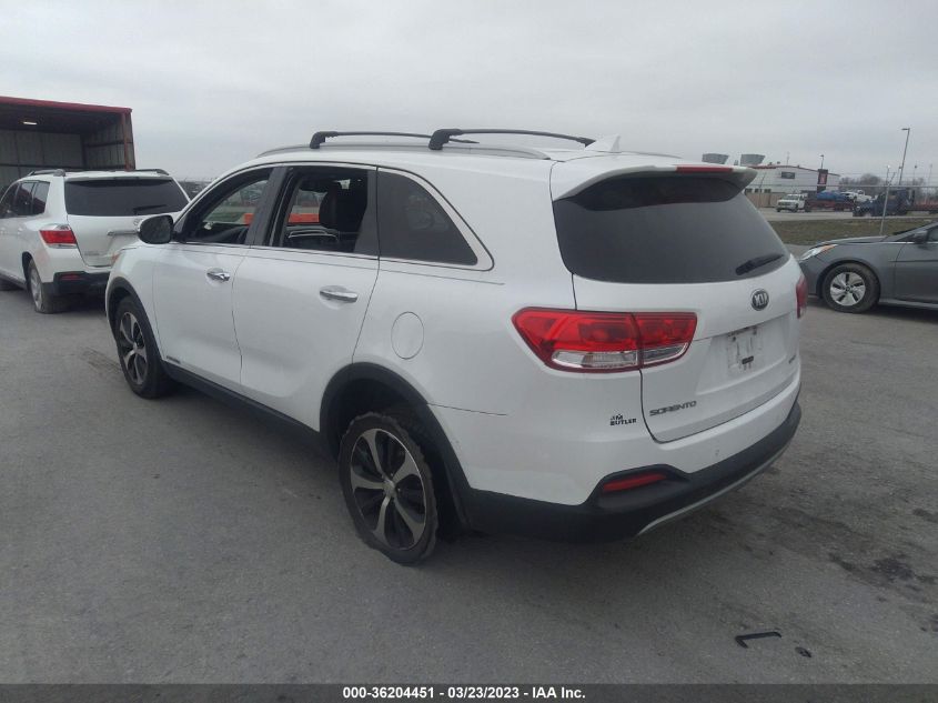 2016 KIA SORENTO EX - 5XYPHDA50GG070451