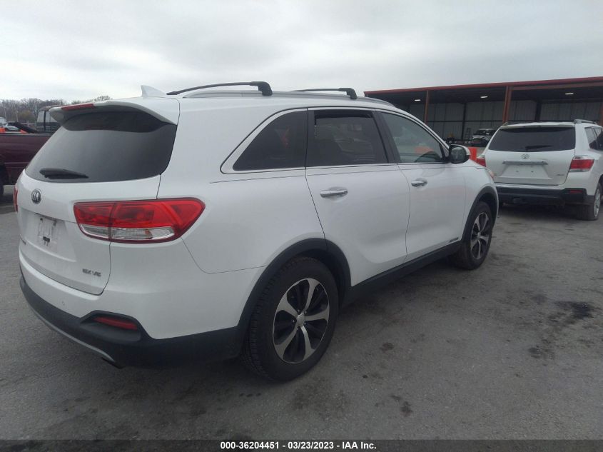 2016 KIA SORENTO EX - 5XYPHDA50GG070451