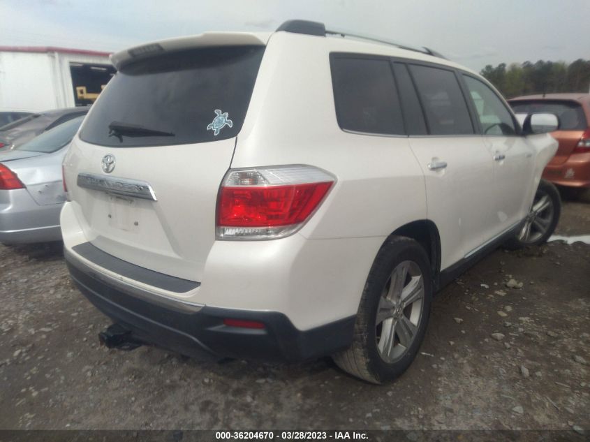 2013 TOYOTA HIGHLANDER LIMITED - 5TDYK3EH8DS099067