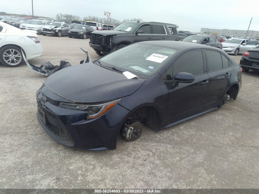 VIN 5YFEPRAE4LP141406 2020 TOYOTA COROLLA LE