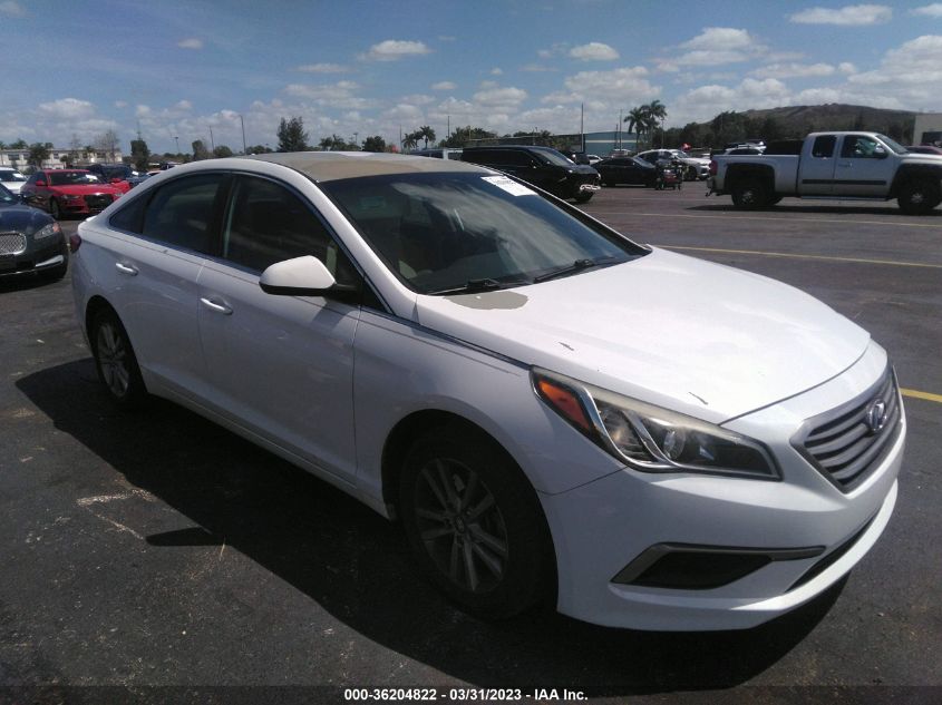 2017 HYUNDAI SONATA SE - 5NPE24AF9HH593625