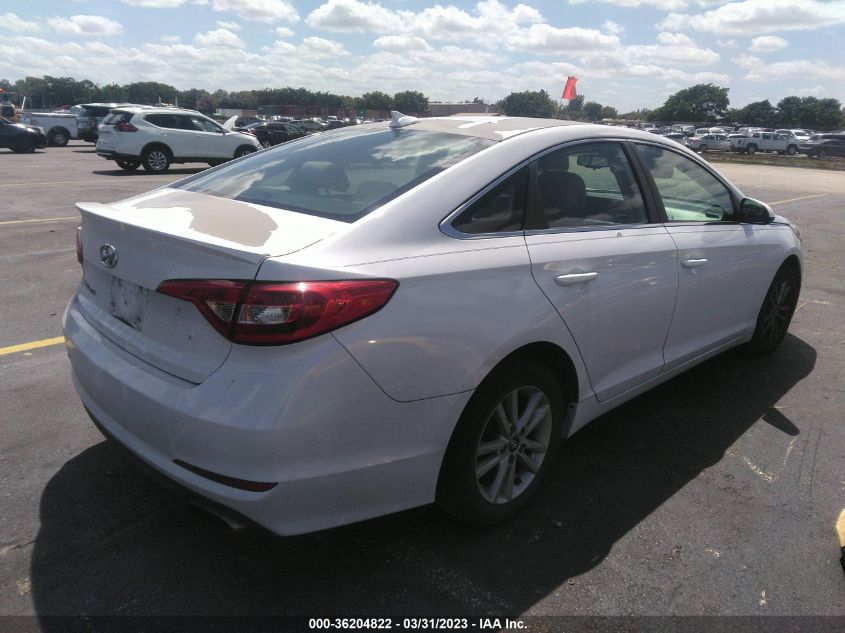 2017 HYUNDAI SONATA SE - 5NPE24AF9HH593625