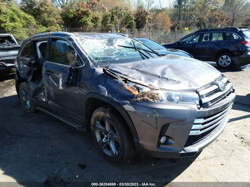 2017 TOYOTA HIGHLANDER LIMITED - 5TDDZRFH6HS365848