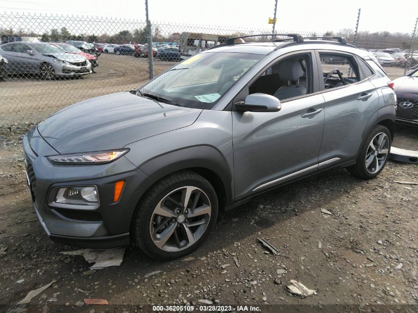 2020 HYUNDAI KONA LIMITED - KM8K3CA5XLU524843