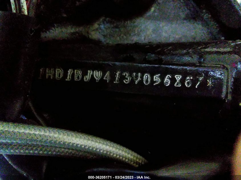 2003 HARLEY-DAVIDSON FLSTC ANNIVERSARY - 1HD1BJY413Y056867