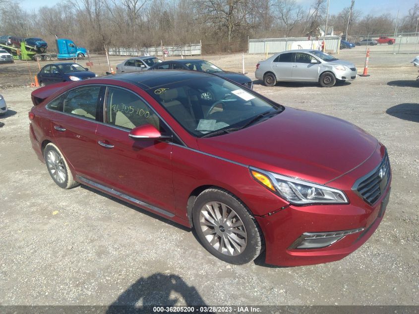 2015 HYUNDAI SONATA 2.4L LIMITED - 5NPE34AF7FH062191