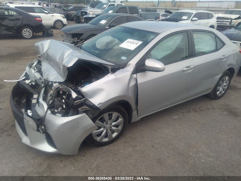2014 TOYOTA COROLLA L/LE/S/S PLUS/LE PLUS - 5YFBURHE5EP050391