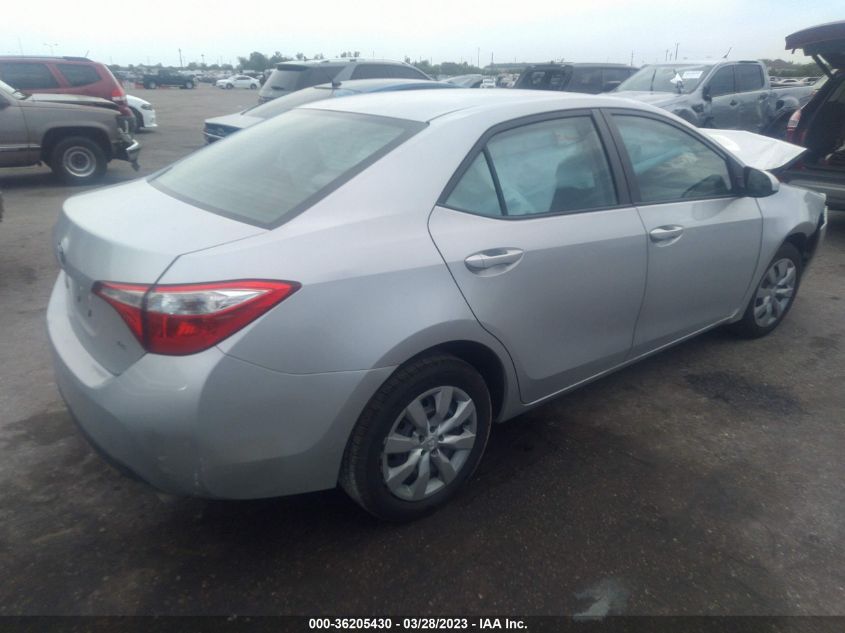 2014 TOYOTA COROLLA L/LE/S/S PLUS/LE PLUS - 5YFBURHE5EP050391