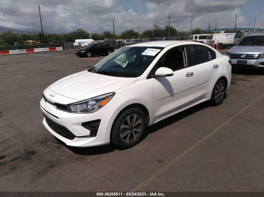 2022 KIA RIO S - 3KPA24ADXNE463074