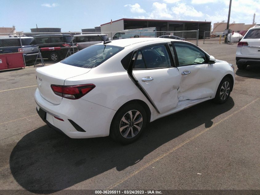 2022 KIA RIO S - 3KPA24ADXNE463074