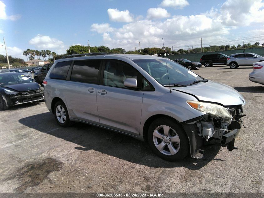 2014 TOYOTA SIENNA LE - 5TDKK3DC3ES423829