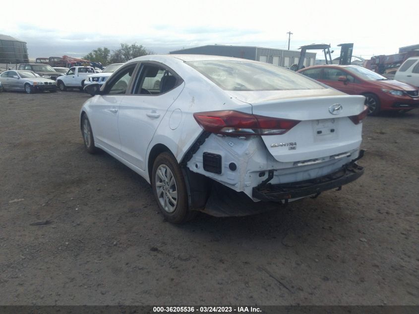 2018 HYUNDAI ELANTRA SE - 5NPD74LF4JH276139