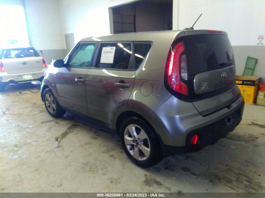 2018 KIA SOUL BASE - KNDJN2A27J7572046