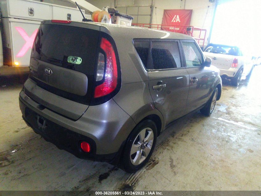 2018 KIA SOUL BASE - KNDJN2A27J7572046