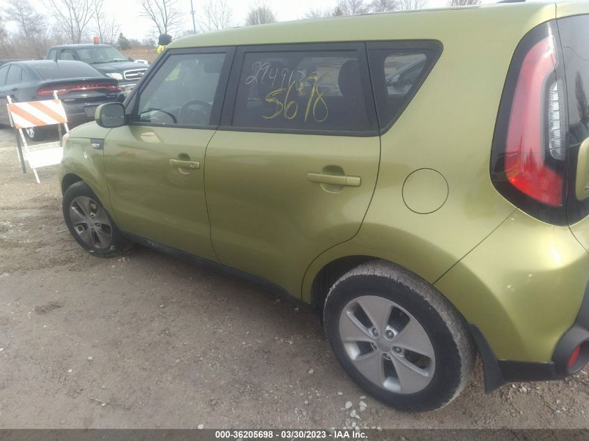 2014 KIA SOUL BASE - KNDJN2A20E7723881