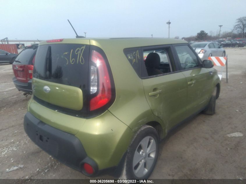 2014 KIA SOUL BASE - KNDJN2A20E7723881